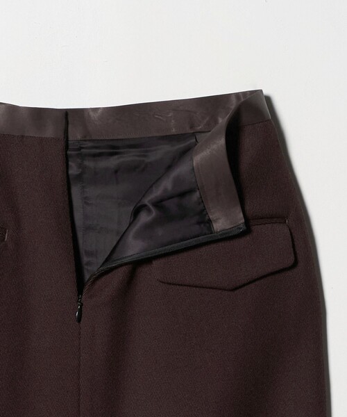 CINOH（チノ）の「＜CINOH＞ツイル ジップ マキシ スカート（スカート・レディース・ブラック/ブラウン系・36/38）」の8枚目の写真