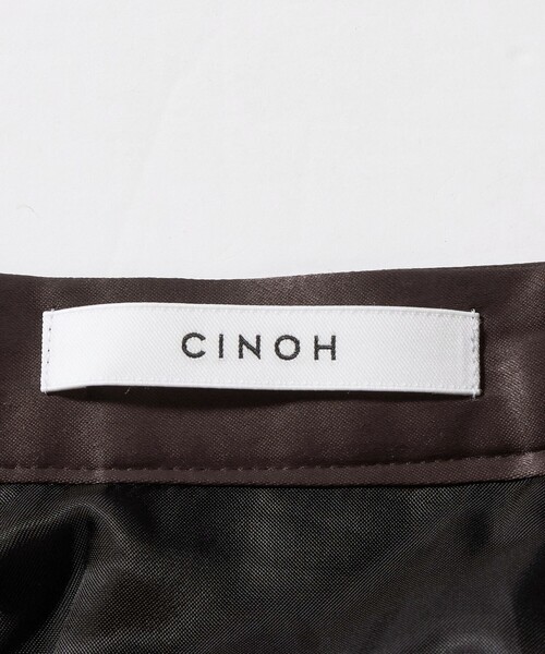 CINOH（チノ）の「＜CINOH＞ツイル ジップ マキシ スカート（スカート・レディース・ブラック/ブラウン系・36/38）」の15枚目の写真