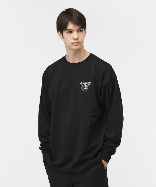 DC SHOES（ディーシーシューズ）の「ディーシーシューズ  25 GAME APP LS アウトドアカジュアル 長袖Tシャツ（Tシャツ/カットソー・メンズ・ベージュ/ブラック・M/L/LL）」の2枚目の写真