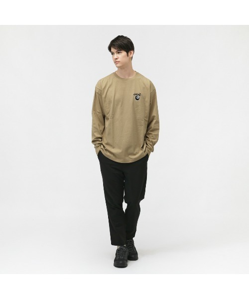 DC SHOES（ディーシーシューズ）の「ディーシーシューズ  25 GAME APP LS アウトドアカジュアル 長袖Tシャツ（Tシャツ/カットソー・メンズ・ベージュ/ブラック・M/L/LL）」の3枚目の写真