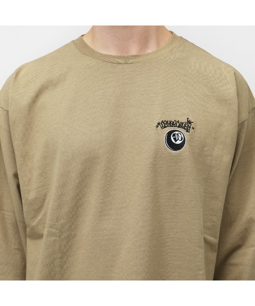 DC SHOES（ディーシーシューズ）の「ディーシーシューズ  25 GAME APP LS アウトドアカジュアル 長袖Tシャツ（Tシャツ/カットソー・メンズ・ベージュ/ブラック・M/L/LL）」の6枚目の写真