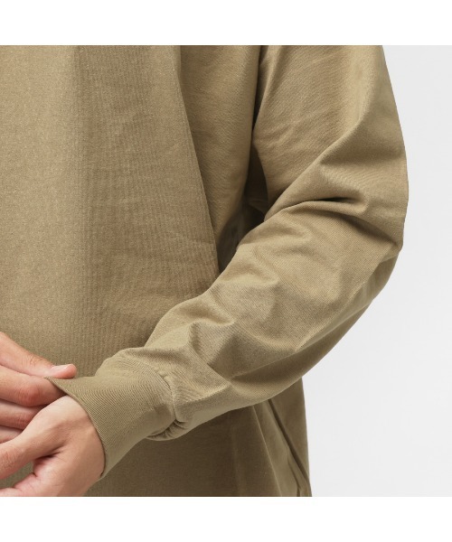 DC SHOES（ディーシーシューズ）の「ディーシーシューズ  25 GAME APP LS アウトドアカジュアル 長袖Tシャツ（Tシャツ/カットソー・メンズ・ベージュ/ブラック・M/L/LL）」の7枚目の写真