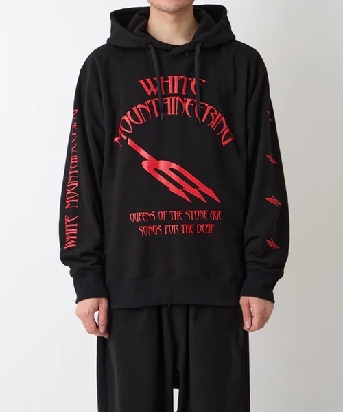 WHITE MOUNTAINEERING(ホワイトマウンテニアリング)の「【White Mountaineering/ホワイトマウンテニアリング】QOTSA SONGS FOR THE DEAF HOODIE(パーカー・メンズ・ブラック・1/2/3)」の4枚目の写真