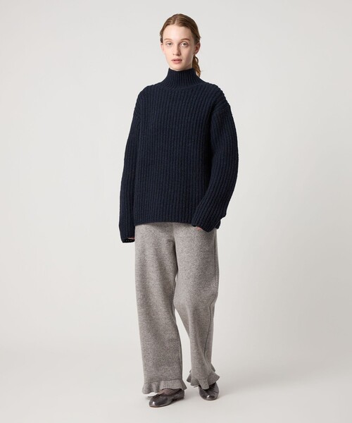 Steven Alan(スティーブンアラン)の「<Steven Alan>ボア フリル パンツ(その他パンツ・レディース・グレー系/ブラック・M/S)」の3枚目の写真