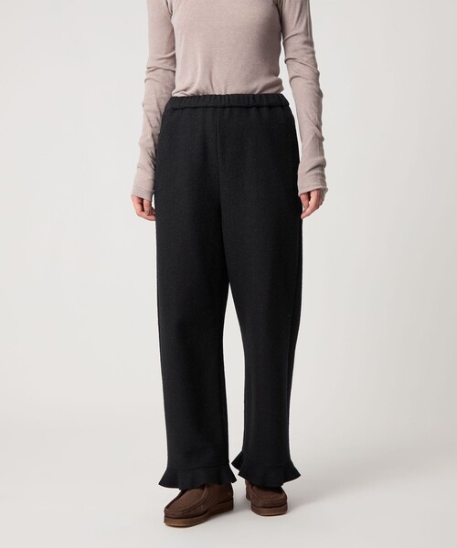 Steven Alan(スティーブンアラン)の「<Steven Alan>ボア フリル パンツ(その他パンツ・レディース・グレー系/ブラック・M/S)」の8枚目の写真