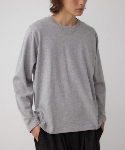 ENFOLD グレートップス☆カットソープルオーバーTシャツ CROPPED PULLOVER（300JS130－0581