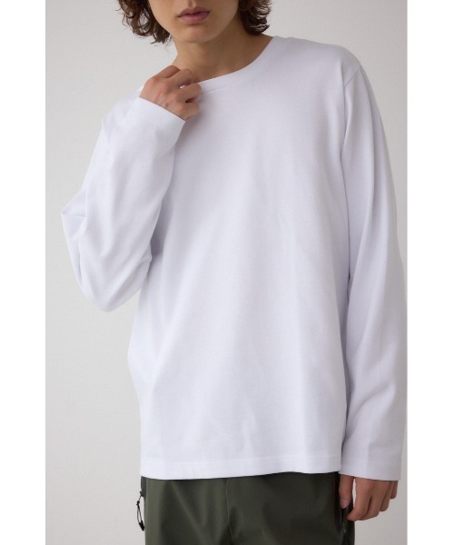 セール】引き揃え天竺長袖トップス（Tシャツ/カットソー）｜AZUL BY