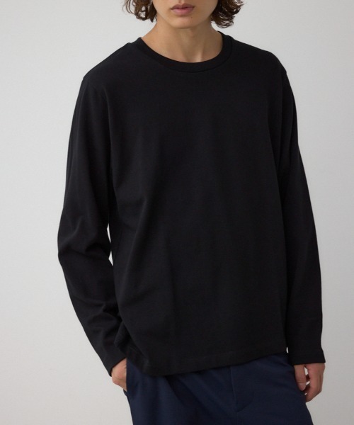 セール】引き揃え天竺長袖トップス（Tシャツ/カットソー）｜AZUL BY