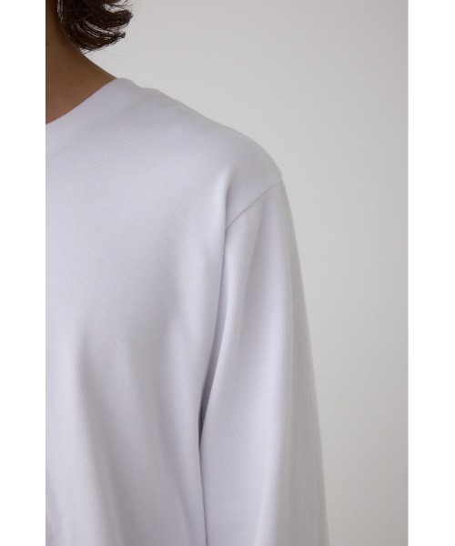 AZUL by moussy(アズールバイマウジー)の「引き揃え天竺長袖トップス(Tシャツ/カットソー・メンズ・ブラック/ブラック系その他/杢グレー/ホワイト・SMALL/MEDIUM/LARGE)」の12枚目の写真