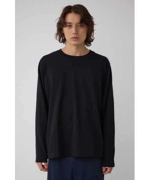 AZUL by moussy(アズールバイマウジー)の「引き揃え天竺長袖トップス(Tシャツ/カットソー・メンズ・ブラック/ブラック系その他/杢グレー/ホワイト・SMALL/MEDIUM/LARGE)」の18枚目の写真