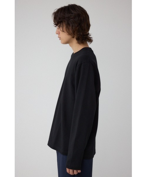 AZUL by moussy(アズールバイマウジー)の「引き揃え天竺長袖トップス(Tシャツ/カットソー・メンズ・ブラック/ブラック系その他/杢グレー/ホワイト・SMALL/MEDIUM/LARGE)」の19枚目の写真