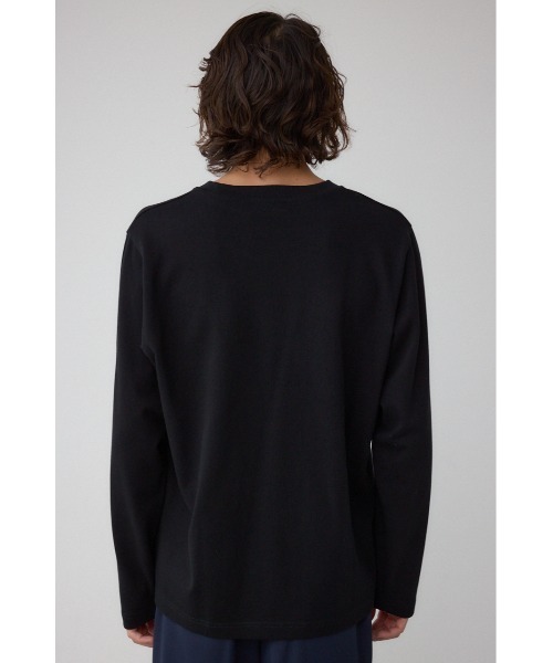 AZUL by moussy(アズールバイマウジー)の「引き揃え天竺長袖トップス(Tシャツ/カットソー・メンズ・ブラック/ブラック系その他/杢グレー/ホワイト・SMALL/MEDIUM/LARGE)」の20枚目の写真