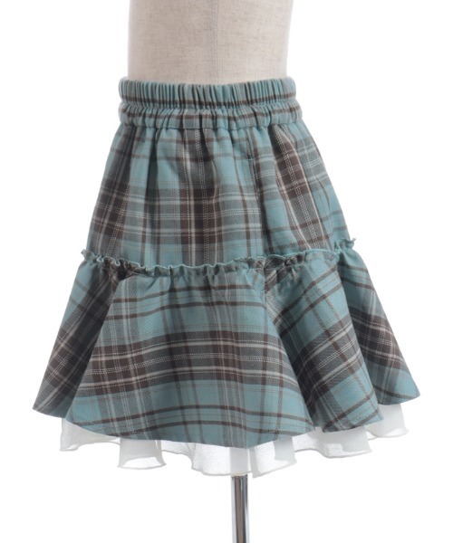 axes femme(アクシーズファム)の「タータンチェックスカパン(その他パンツ・キッズ・ミント/ワイン・MEDIUM/LARGE/X-LARGE)」の11枚目の写真