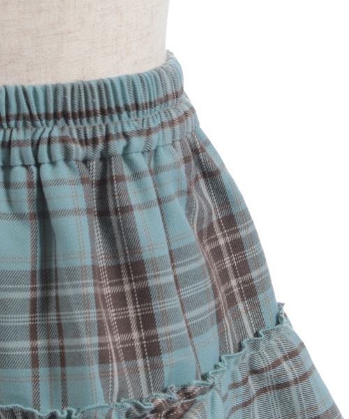 axes femme(アクシーズファム)の「タータンチェックスカパン(その他パンツ・キッズ・ミント/ワイン・MEDIUM/LARGE/X-LARGE)」の13枚目の写真