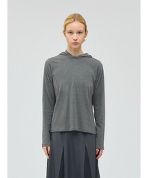 mizuiroind | mizuiro ind スリーレイヤードフード付きプルオーバー(Tシャツ/カットソー)