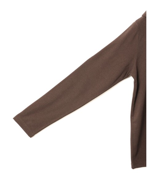 mizuiroind(ミズイロインド)の「mizuiro ind スリーレイヤードフード付きプルオーバー(Tシャツ/カットソー・レディース・グレー/アイボリー/ブラック/ネイビー/ブラウン・FREE)」の20枚目の写真