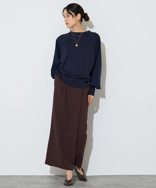 Liesse（リエス）の「【定番】タックタイトスカート（スカート・レディース・アイボリー/ブラック/ブラウン・2/3）」の7枚目の写真