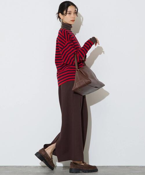 Liesse（リエス）の「【定番】タックタイトスカート（スカート・レディース・アイボリー/ブラック/ブラウン・2/3）」の10枚目の写真