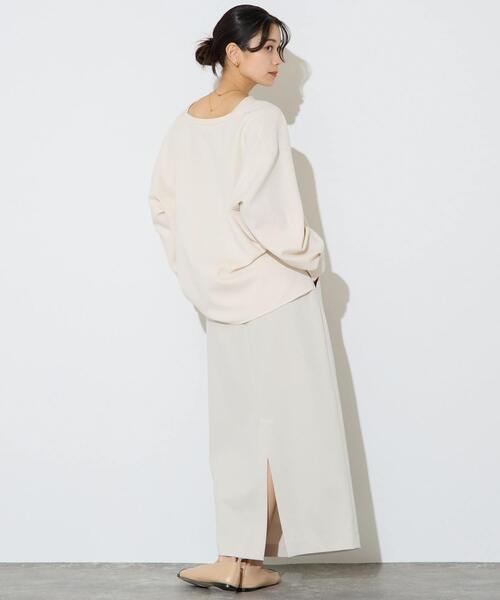 Liesse（リエス）の「【定番】タックタイトスカート（スカート・レディース・アイボリー/ブラック/ブラウン・2/3）」の16枚目の写真