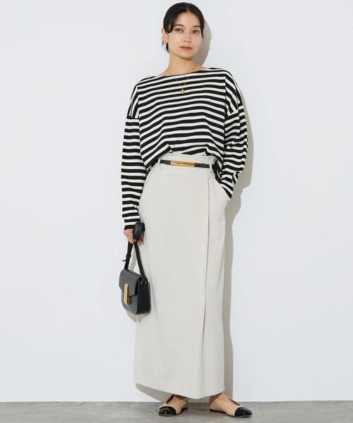 Liesse（リエス）の「【定番】タックタイトスカート（スカート・レディース・アイボリー/ブラック/ブラウン・2/3）」の21枚目の写真