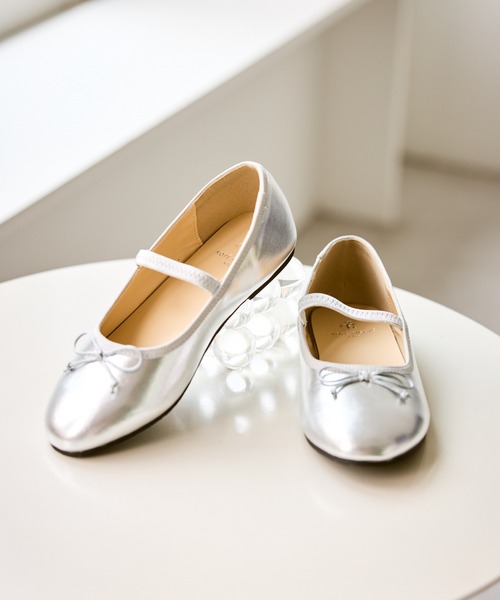 ROPE' PICNIC(ロペピクニック)の「【KIDS/キッズ】バレエシューズ(バレエシューズ・キッズ・シルバー/ブラック・20/21/19/18)」の16枚目の写真