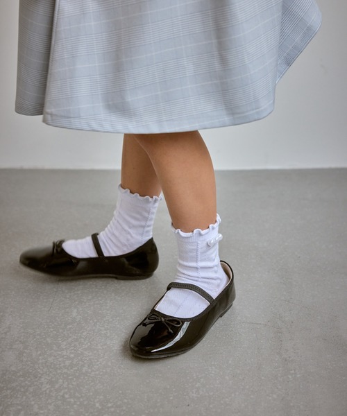 ROPE' PICNIC(ロペピクニック)の「【KIDS/キッズ】バレエシューズ(バレエシューズ・キッズ・シルバー/ブラック・20/21/19/18)」の14枚目の写真