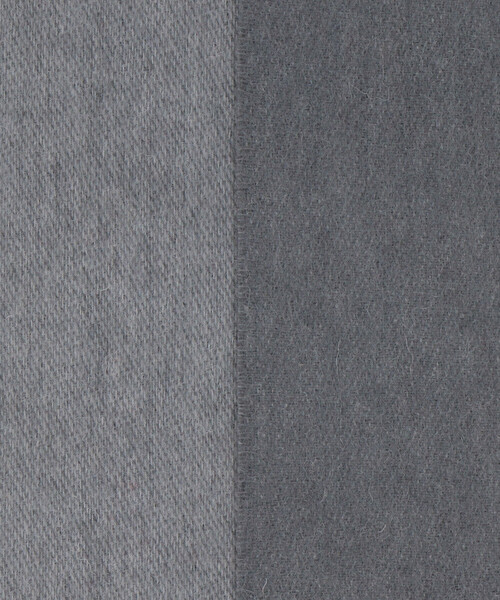 COMME CA ISM（コムサイズム）の「ファインウール リバーシブル マフラー（マフラー・メンズ・ブラック×グレー/ブルー系その他/ボルドー/グレー系その他・FREE）」の12枚目の写真