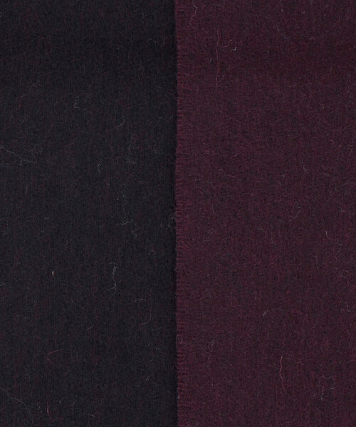 COMME CA ISM（コムサイズム）の「ファインウール リバーシブル マフラー（マフラー・メンズ・ブラック×グレー/ブルー系その他/ボルドー/グレー系その他・FREE）」の14枚目の写真