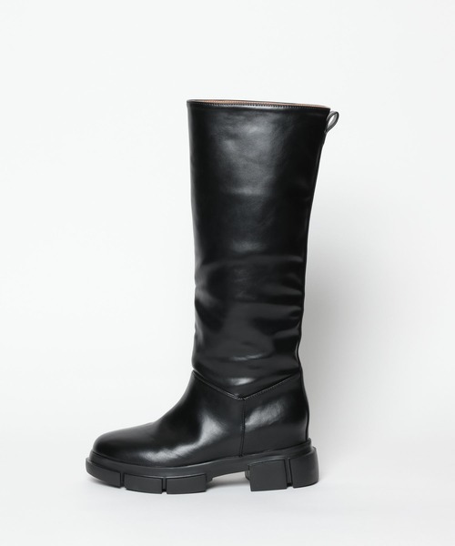 LEPSIM（レプシィム）の「インヒールロングブーツ　595794（ブーツ・レディース・ブラック・MEDIUM/LARGE）」の2枚目の写真