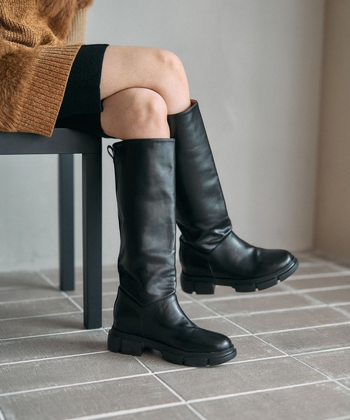 セール】インヒールロングブーツ 595794（ブーツ）｜LEPSIM