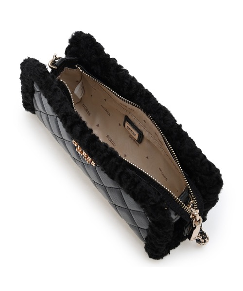 Guess（ゲス）の「CRISTI Top Zip Crossbody クロスボディ ショルダーバッグ （ショルダーバッグ・レディース・ホワイト/ブラック・ONE SIZE）」の10枚目の写真