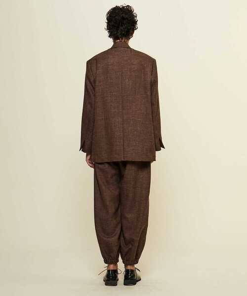 CURRENTAGE(カレンテージ)の「Original fabric zip pant(その他パンツ・レディース・ブラウン・1/2)」の6枚目の写真