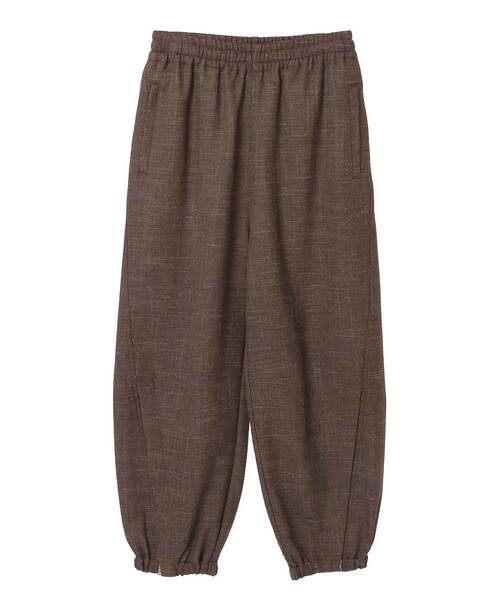 CURRENTAGE(カレンテージ)の「Original fabric zip pant(その他パンツ・レディース・ブラウン・1/2)」の8枚目の写真