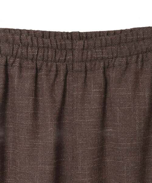 CURRENTAGE(カレンテージ)の「Original fabric zip pant(その他パンツ・レディース・ブラウン・1/2)」の10枚目の写真