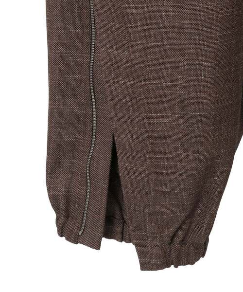 CURRENTAGE(カレンテージ)の「Original fabric zip pant(その他パンツ・レディース・ブラウン・1/2)」の14枚目の写真