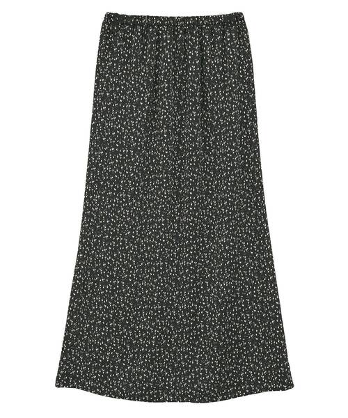 Green Parks(グリーンパークス)の「すっきり見えシルエットサテンナロースカート(スカート・レディース・アイボリー/チャコールグレー/ブラック系その他・FREE)」の5枚目の写真