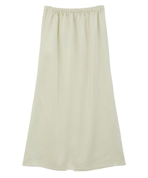 Green Parks(グリーンパークス)の「すっきり見えシルエットサテンナロースカート(スカート・レディース・アイボリー/チャコールグレー/ブラック系その他・FREE)」の13枚目の写真