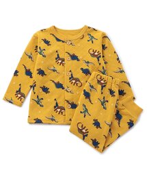 Ampersand（アンパサンド）の「【リンク/ジュニア対応】ウインターダイナソー柄ニットキルトパジャマ（ルームウェア/パジャマ）」