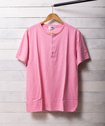 【RES】スラブ天竺ヘンリーネックTシャツ