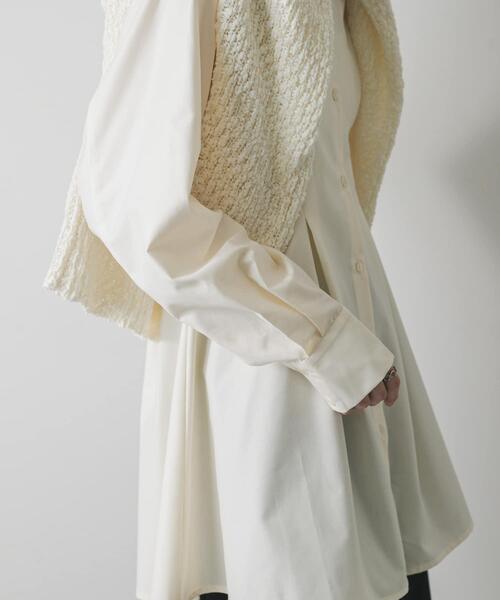 SENSE OF PLACE by URBAN RESEARCH（センスオブプレイスバイアーバンリサーチ）の「ウエストタックチュニックシャツ（シャツ/ブラウス・レディース・モカ/アイボリー/ライトブルー・ONE）」の22枚目の写真