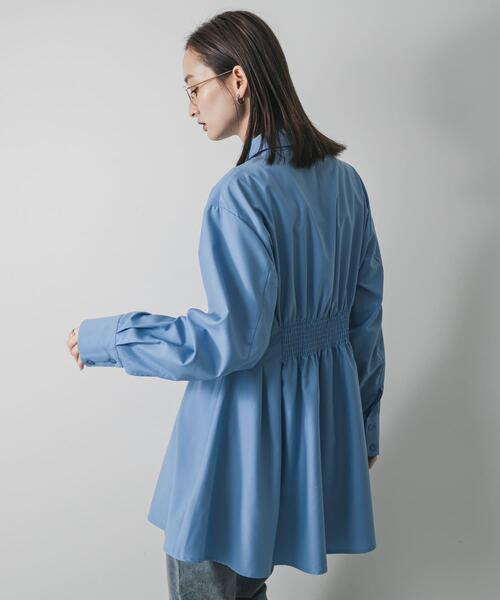 セール】ウエストタックチュニックシャツ（シャツ/ブラウス）｜SENSE