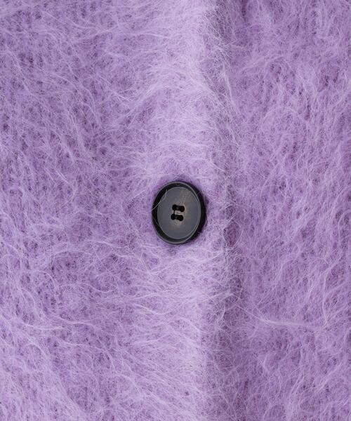 UNTITLED(アンタイトル)の「【ゆったり】アルパカ混シャギー カーディガン(カーディガン/ボレロ・レディース・ライトパープル/ライトブルー/グレー・02)」の16枚目の写真
