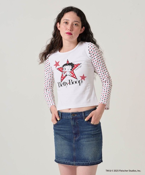 TINA：JOJUN（ティーナジョジュン）の「パッチワーク デニム ミニスカート TINA：JOJUN（デニムスカート・レディース・グレー/ブルー・S/M）」の16枚目の写真