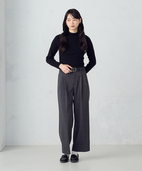 COMME CA ISM（コムサイズム）の「【ウォッシャブル】ベーシック ハイネックニット（ニット/セーター・レディース・ホワイト/ブラック/レッド/ベージュ・MEDIUM/LARGE）」の10枚目の写真