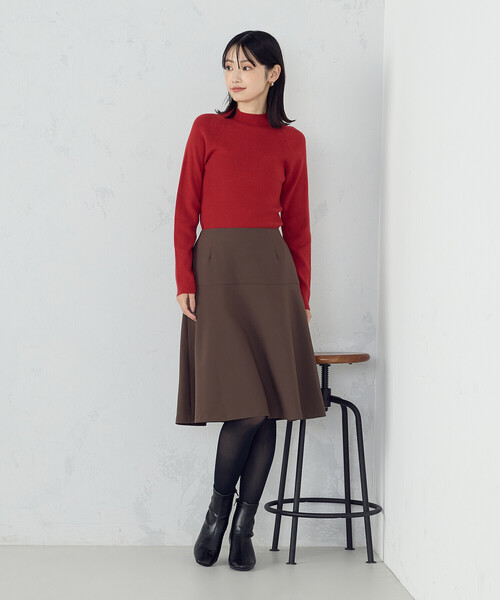 COMME CA ISM（コムサイズム）の「【ウォッシャブル】ベーシック ハイネックニット（ニット/セーター・レディース・ホワイト/ブラック/レッド/ベージュ・MEDIUM/LARGE）」の14枚目の写真