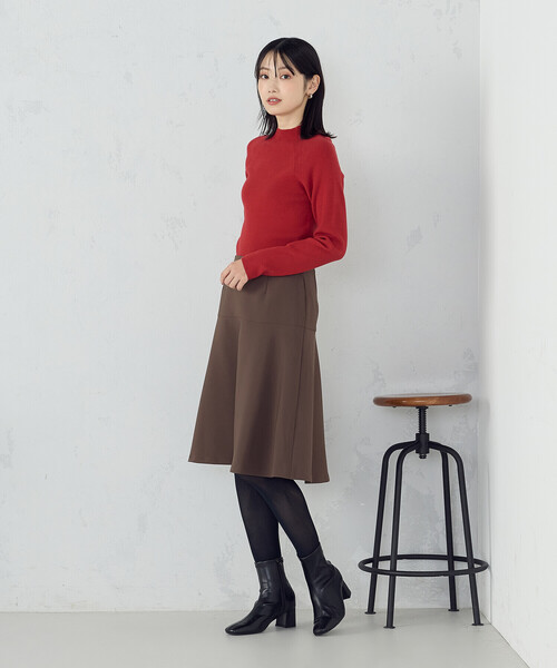 COMME CA ISM（コムサイズム）の「【ウォッシャブル】ベーシック ハイネックニット（ニット/セーター・レディース・ホワイト/ブラック/レッド/ベージュ・MEDIUM/LARGE）」の15枚目の写真