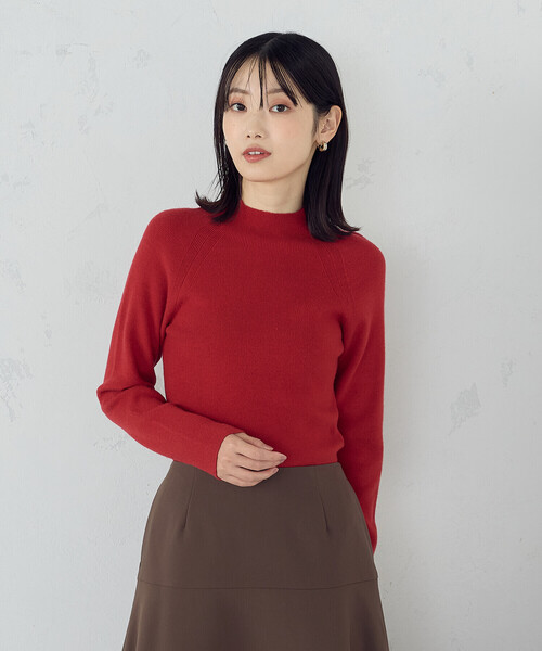 COMME CA ISM（コムサイズム）の「【ウォッシャブル】ベーシック ハイネックニット（ニット/セーター・レディース・ホワイト/ブラック/レッド/ベージュ・MEDIUM/LARGE）」の17枚目の写真