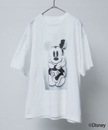 MICKEY MOUSE / Photo like Print Tシャツ