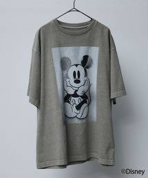 MICKEY MOUSE | MICKEY MOUSE / Photo like Print Tシャツ(Tシャツ/カットソー)