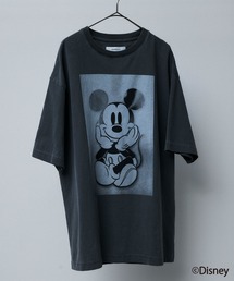 MICKEY MOUSE | MICKEY MOUSE / Photo like Print Tシャツ(Tシャツ/カットソー)